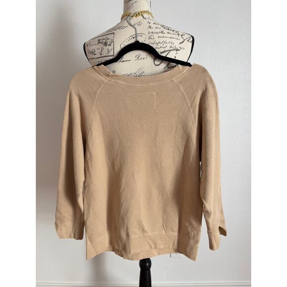 B32 Nili Lotan Luka Scoop Neck Sweatshirt Small Cozycore Model Off Duty Scandi - Picture 5 of 10